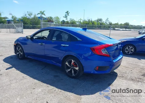 2016 Honda Civic Touring из США, поврежденный, VIN 19XFC1F90GE213822